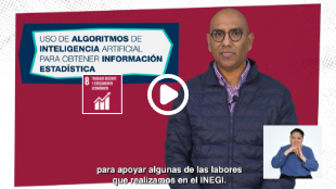  Video de Uso de algoritmos de inteligencia artificial para obtener información estadística.