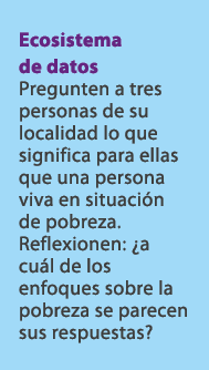 Ecosistema de datos Pregunten a tres personas de su localidad lo que significa para ellas que una persona viva en sit...