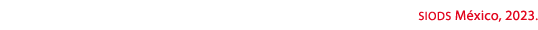 SIODS M xico, 2023.