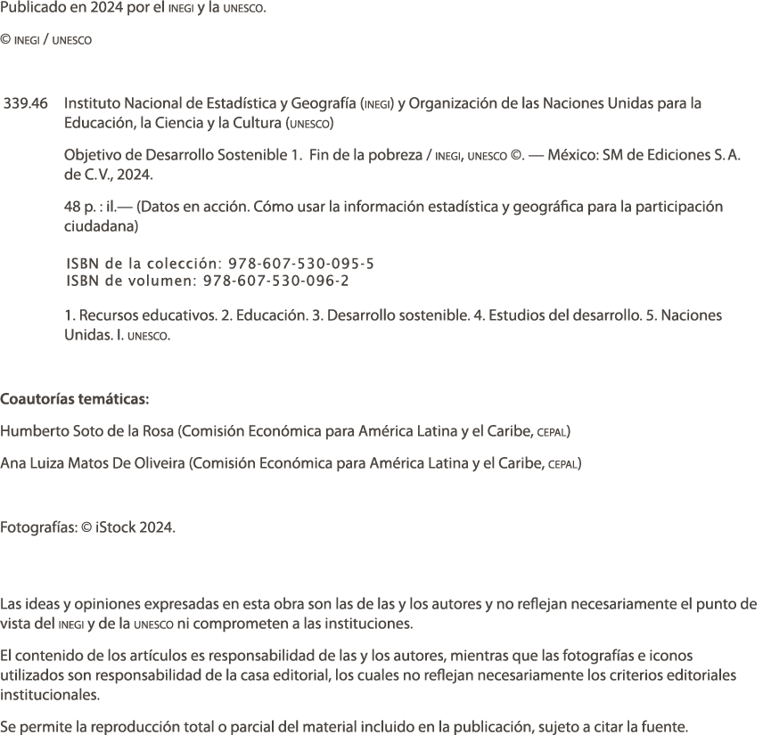 Publicado en 2024 por el inegi y la unesco. © inegi / unesco 339.46 Instituto Nacional de Estad stica y Geograf a (in...
