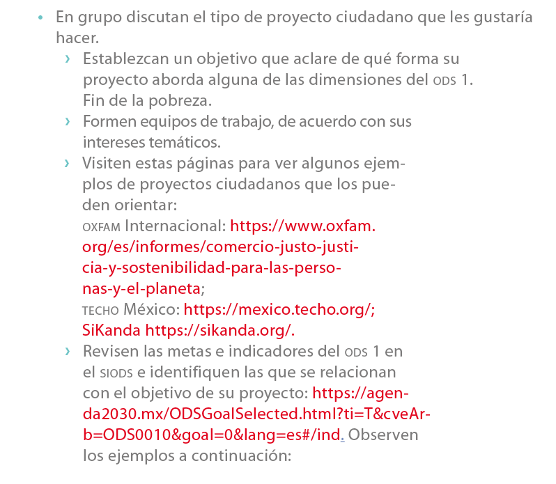 • En grupo discutan el tipo de proyecto ciudadano que les gustar a hacer. › Establezcan un objetivo que aclare de qu ...