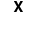 X