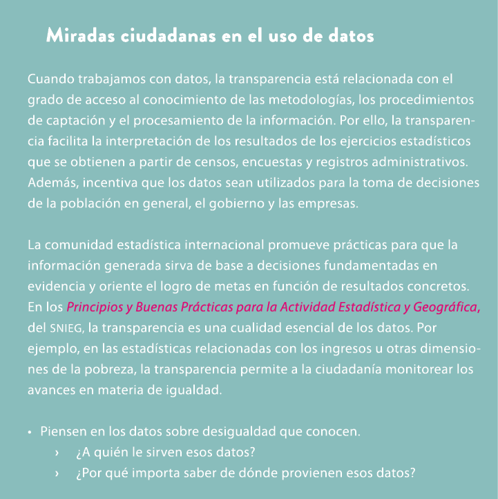 Miradas ciudadanas en el uso de datos Cuando trabajamos con datos, la transparencia est relacionada con el grado de ...