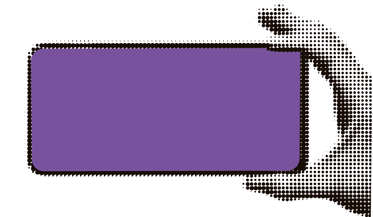 Halftone hand holding phone with blank screen horizontally. Hand gesture, mock up smartphone template for presentation, sale, promotion. Vector illustration isolated on transparent background