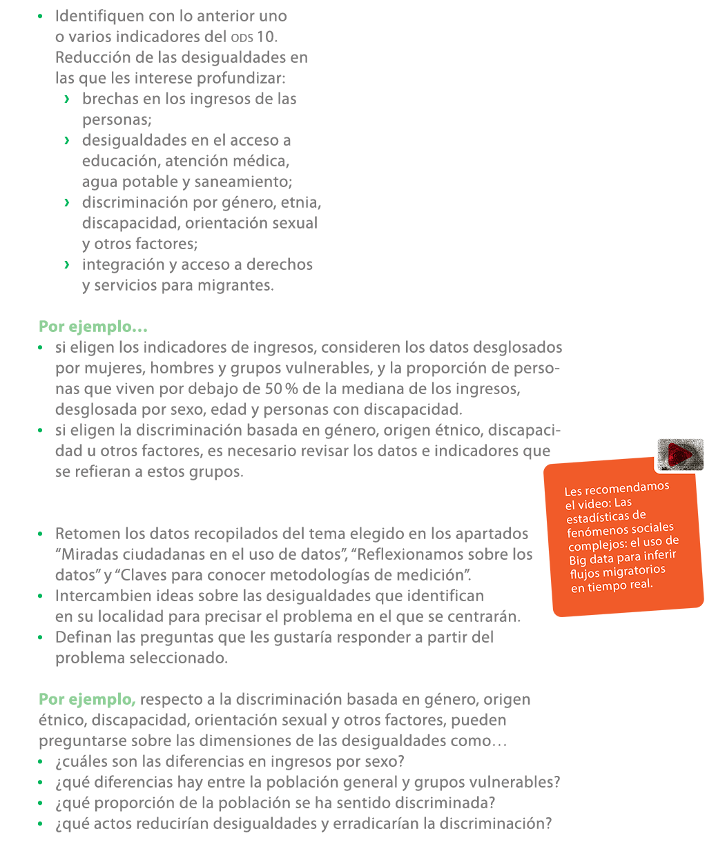 • Identifiquen con lo anterior uno o varios indicadores del ods 10. Reducci n de las desigualdades en las que les int...