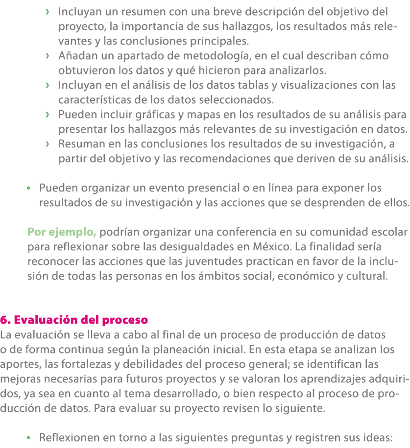 › Incluyan un resumen con una breve descripci n del objetivo del proyecto, la importancia de sus hallazgos, los resul...