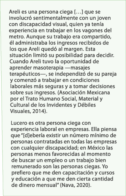 Areli es una persona ciega […] que se involucr sentimentalmente con un joven con discapacidad visual, quien ya ten a...