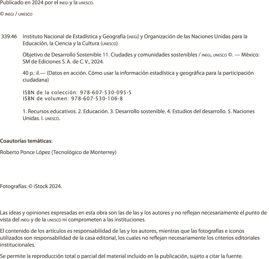 Publicado en 2024 por el inegi y la unesco. © inegi / unesco 339.46 Instituto Nacional de Estad stica y Geograf a (in...