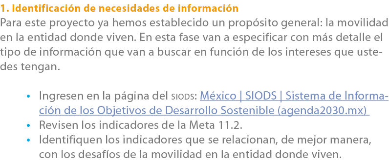 1. Identificaci n de necesidades de informaci n Para este proyecto ya hemos establecido un prop sito general: la movi...