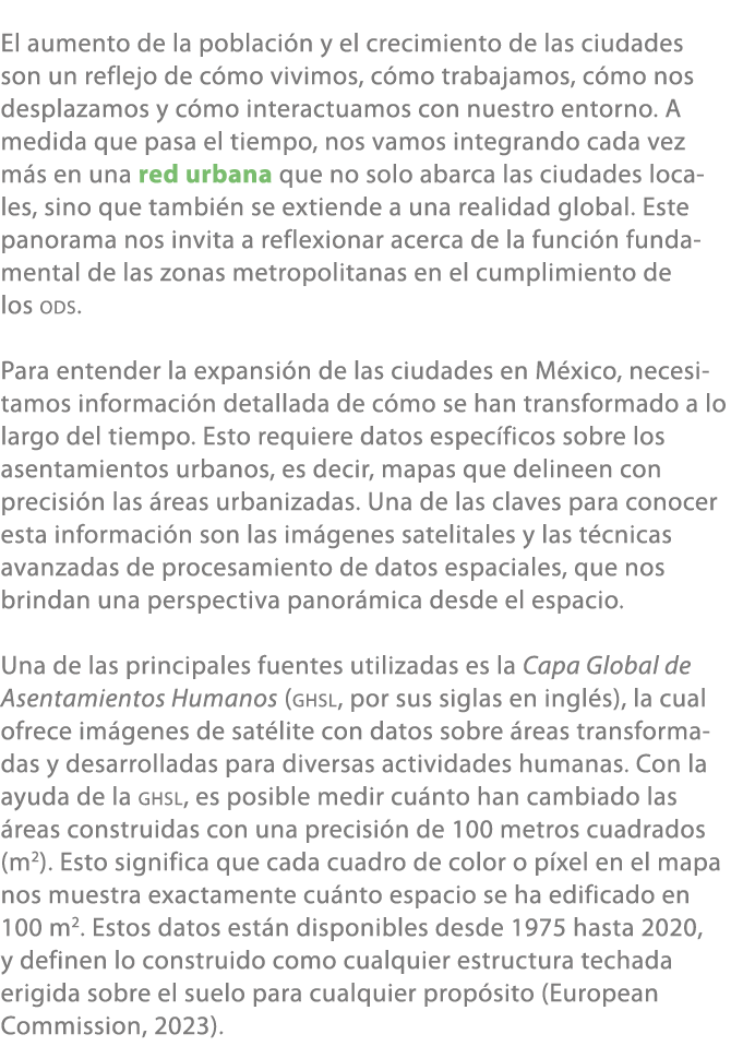 El aumento de la poblaci n y el crecimiento de las ciudades son un reflejo de c mo vivimos, c mo trabajamos, c mo nos...