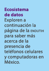 Ecosistema de datos Exploren a continuaci n la p gina de la endutih para saber m s acerca de la presencia de tel fono...