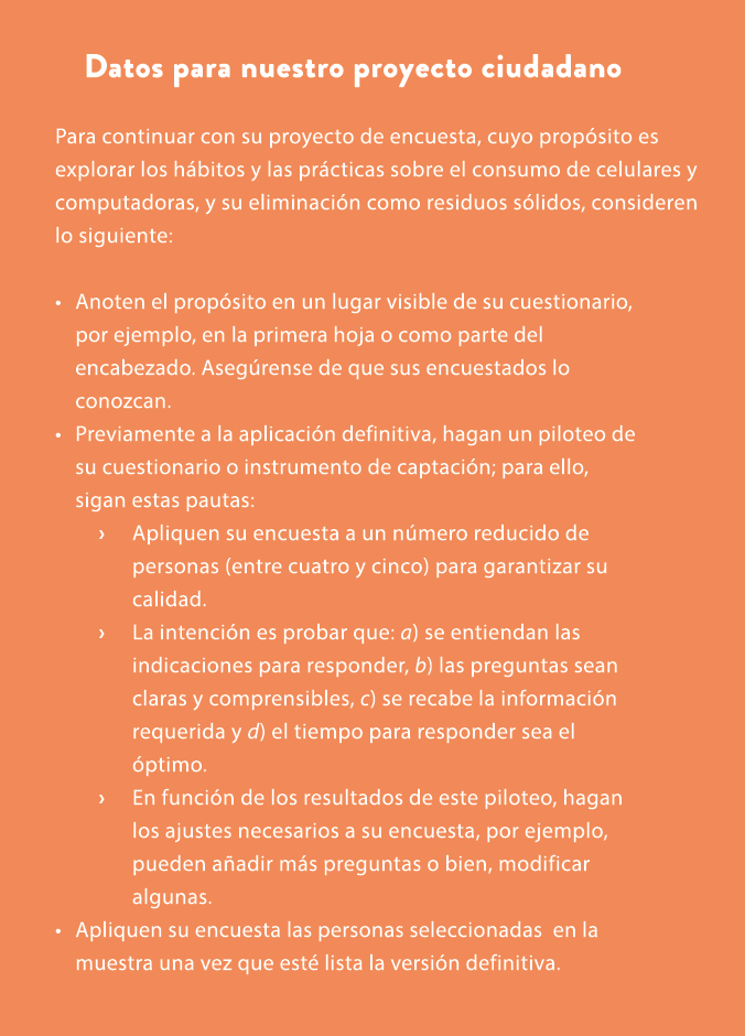 Datos para nuestro proyecto ciudadano Para continuar con su proyecto de encuesta, cuyo prop sito es explorar los h bi...