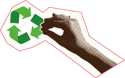 Hands holding money in retro collage style with dotted zine halftone effect. Business concept. Different money in a hand - banknote, crypto, credit card, phone. Vector illustration