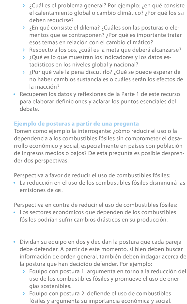 › ¿Cu l es el problema general? Por ejemplo: ¿en qu consiste el calentamiento global o cambio clim tico? ¿Por qu  lo...