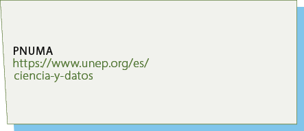 PNUMA https://www.unep.org/es/ciencia y datos