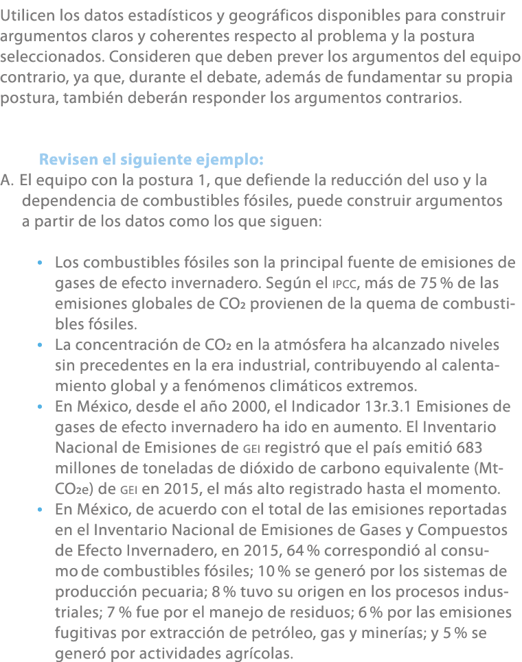 Utilicen los datos estad sticos y geogr ficos disponibles para construir argumentos claros y coherentes respecto al p...