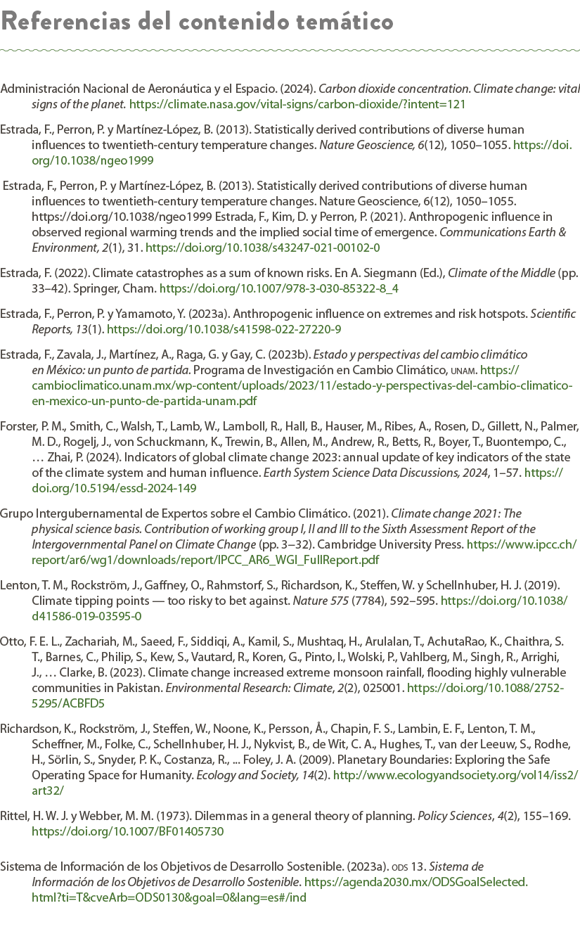 Referencias del contenido tem tico Administraci n Nacional de Aeron utica y el Espacio. (2024). Carbon dioxide concen...