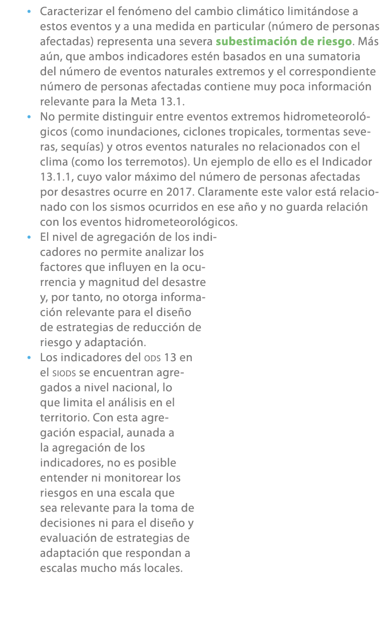 • Caracterizar el fen meno del cambio clim tico limit ndose a estos eventos y a una medida en particular (n mero de p...