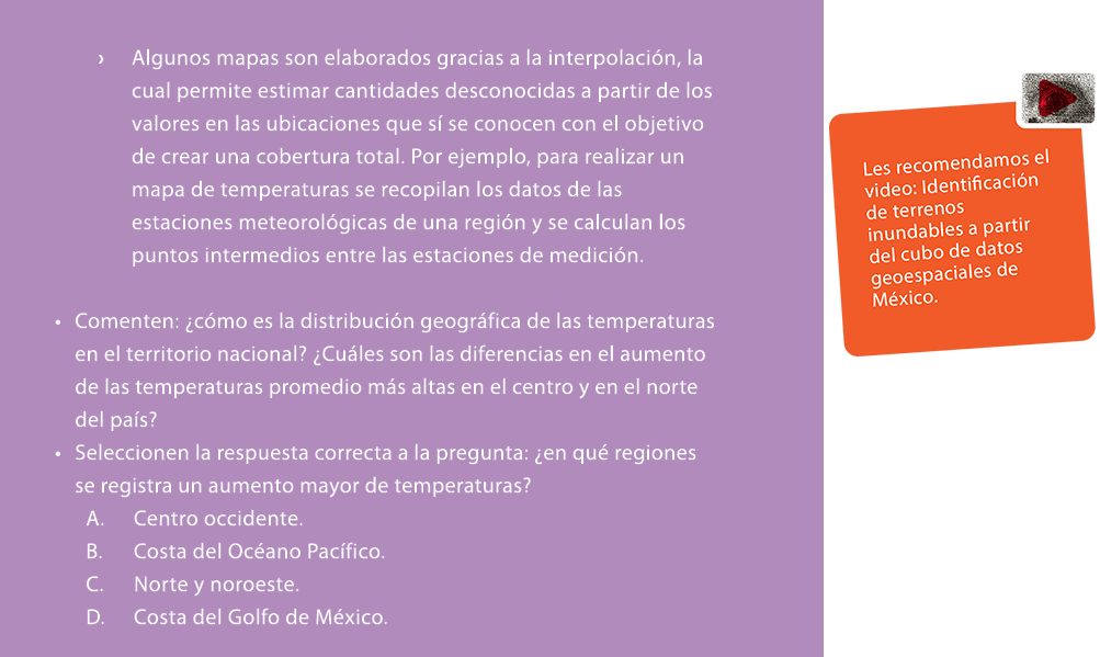 › Algunos mapas son elaborados gracias a la interpolaci n, la cual permite estimar cantidades desconocidas a partir d...