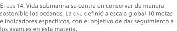 El ods 14. Vida submarina se centra en conservar de manera sostenible los oc anos. La onu defini a escala global 10 ...