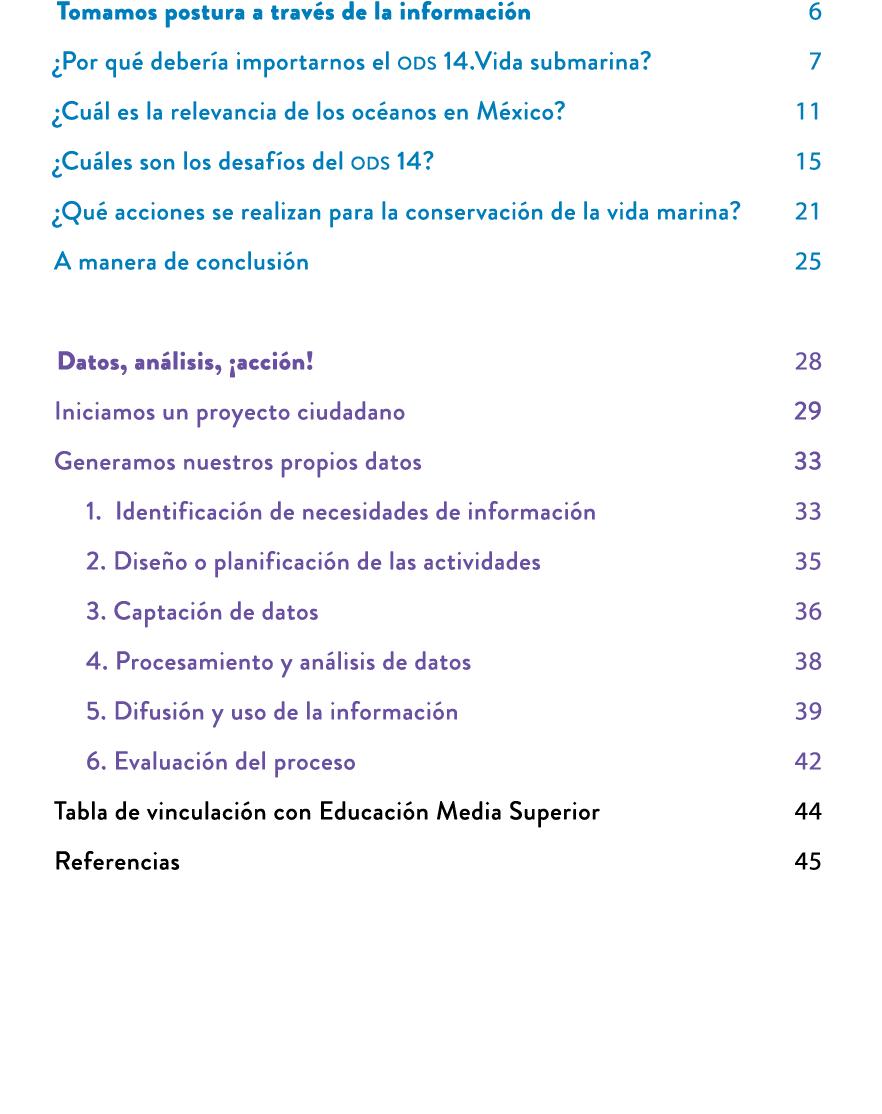 Tomamos postura a trav s de la informaci n 6 ¿Por qu deber a importarnos el ods 14.Vida submarina? 7 ¿Cu l es la rel...