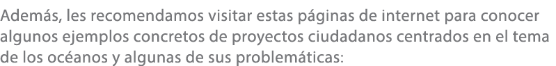 Adem s, les recomendamos visitar estas p ginas de internet para conocer algunos ejemplos concretos de proyectos ciuda...