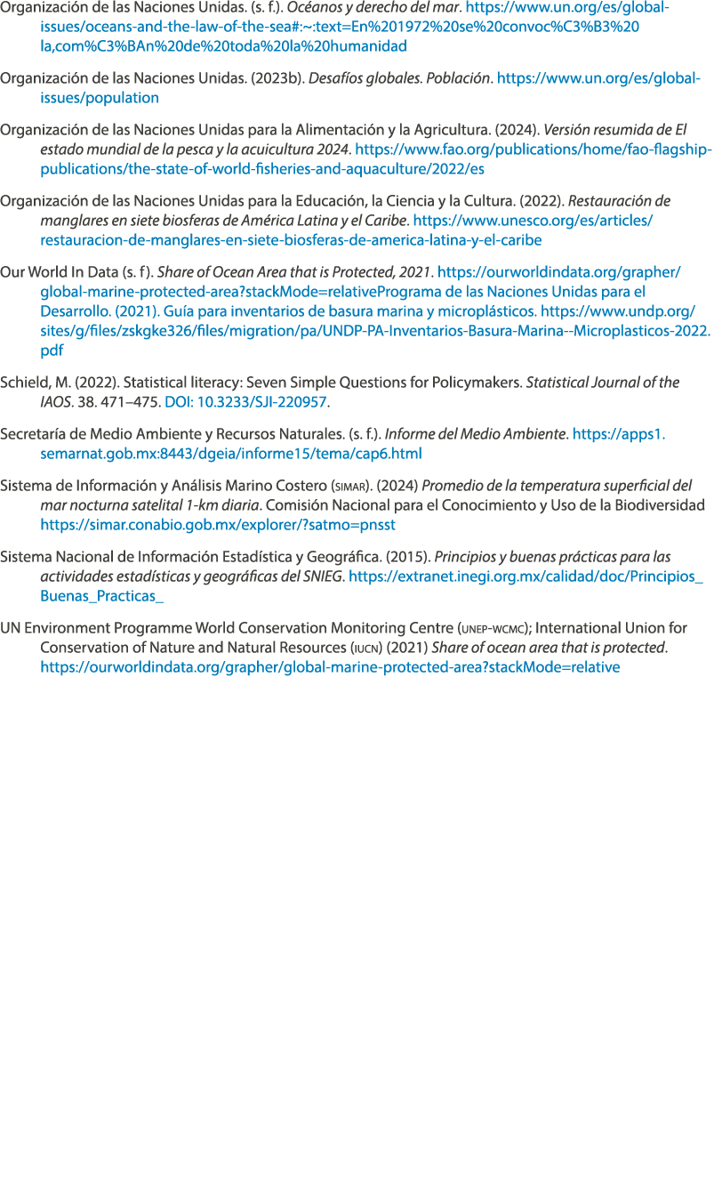 Organizaci n de las Naciones Unidas. (s. f.). Oc anos y derecho del mar. https://www.un.org/es/global issues/oceans a...