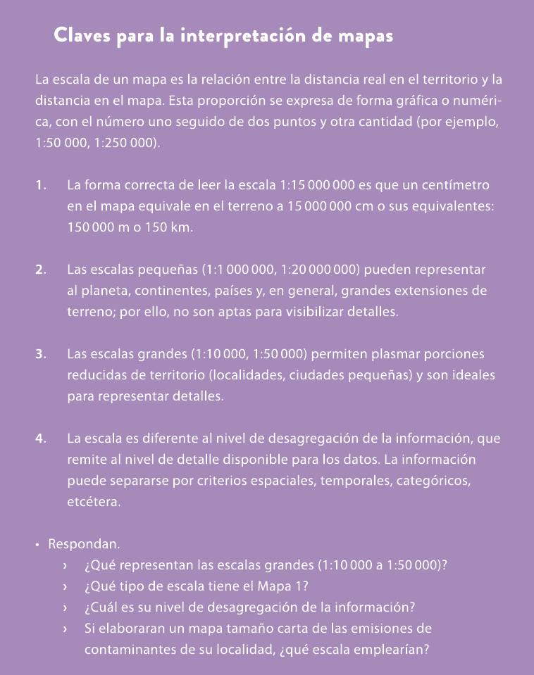 Claves para la interpretaci n de mapas La escala de un mapa es la relaci n entre la distancia real en el territorio y...