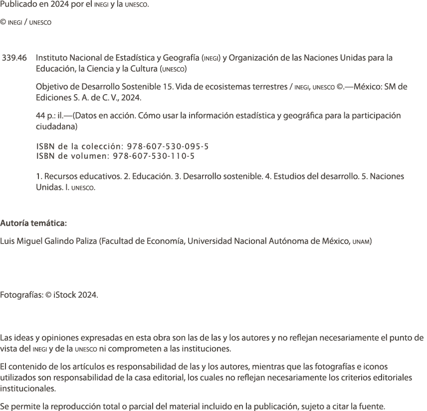 Publicado en 2024 por el inegi y la unesco. © inegi / unesco 339.46 Instituto Nacional de Estad stica y Geograf a (in...