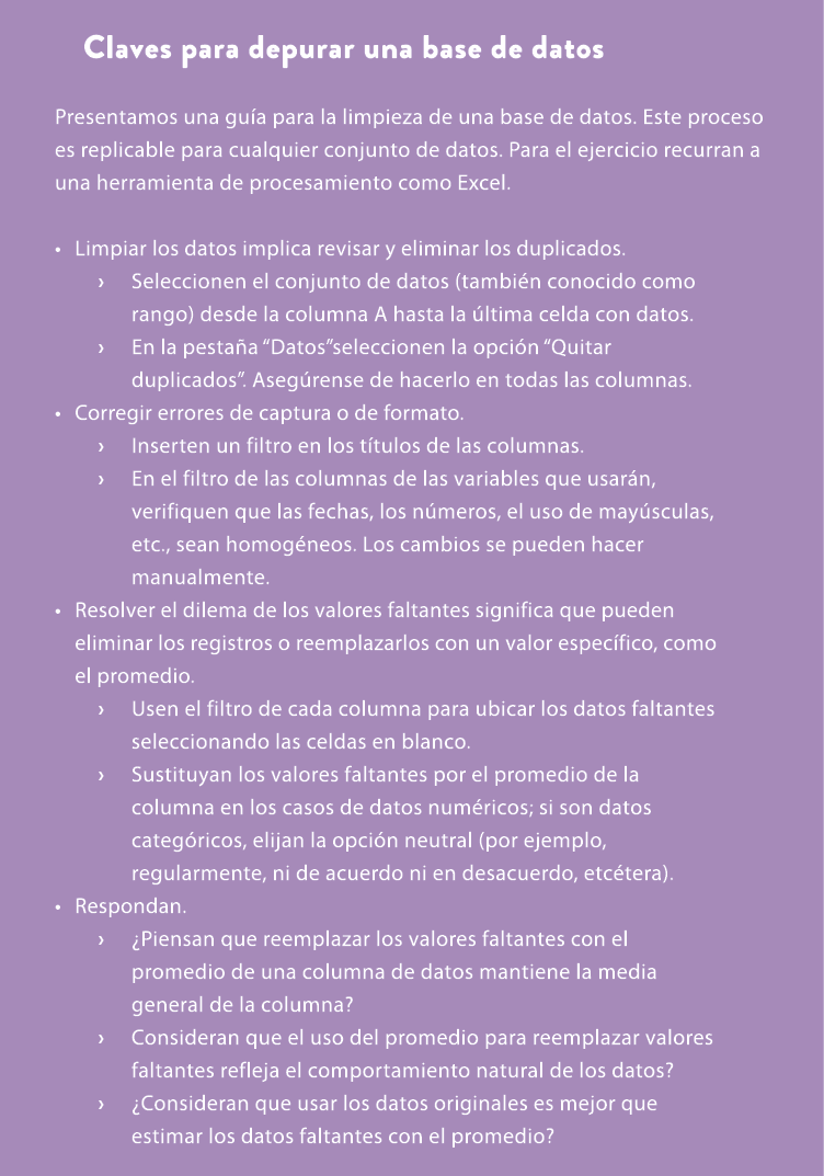 Claves para depurar una base de datos Presentamos una gu a para la limpieza de una base de datos. Este proceso es rep...