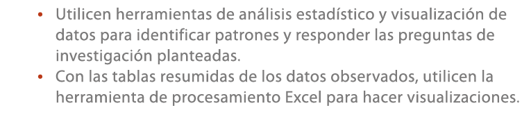 • Utilicen herramientas de an lisis estad stico y visualizaci n de datos para identificar patrones y responder las pr...