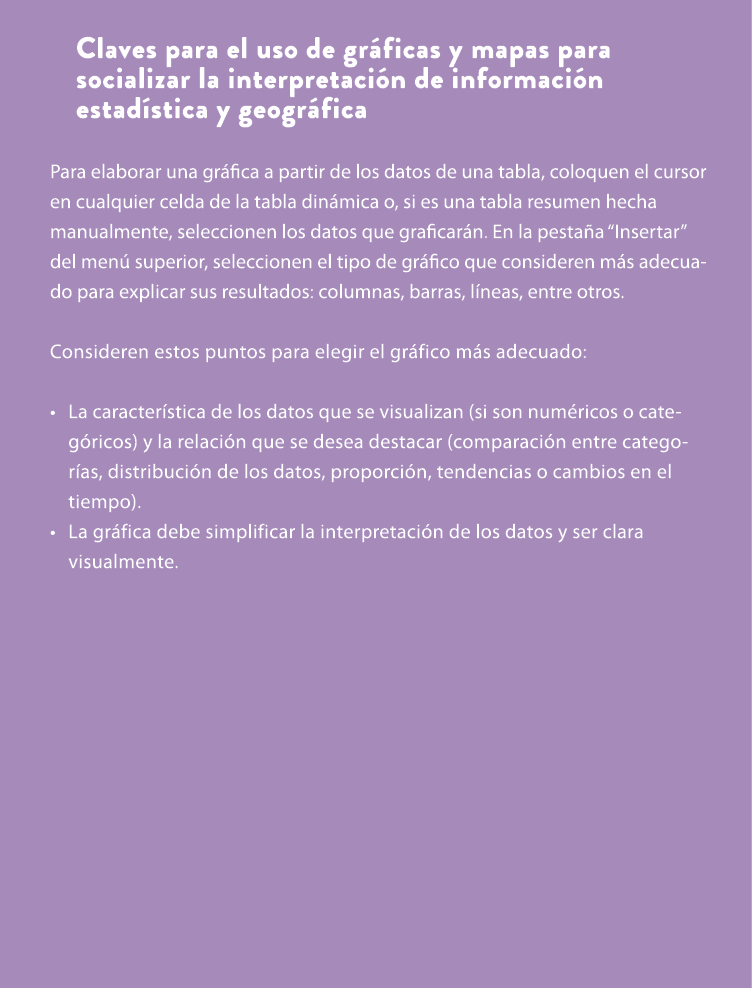 Claves para el uso de gr ficas y mapas para socializar la interpretaci n de informaci n estad stica y geogr fica Para...