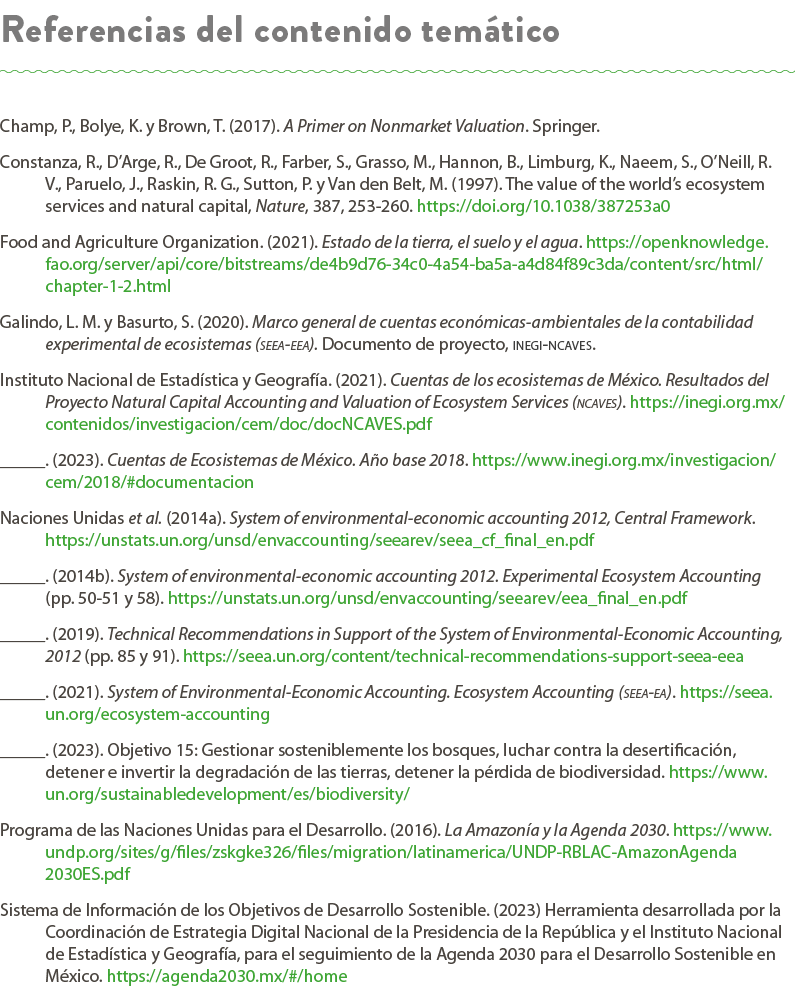 Referencias del contenido tem tico Champ, P., Bolye, K. y Brown, T. (2017). A Primer on Nonmarket Valuation. Springer...