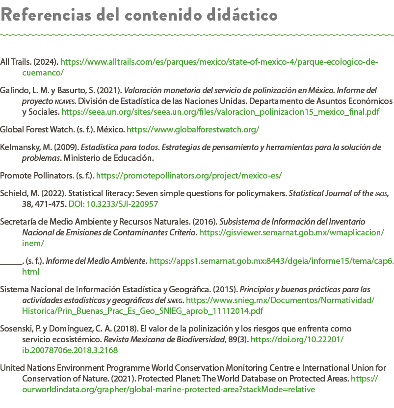 Referencias del contenido did ctico All Trails. (2024). https://www.alltrails.com/es/parques/mexico/state of mexico 4...