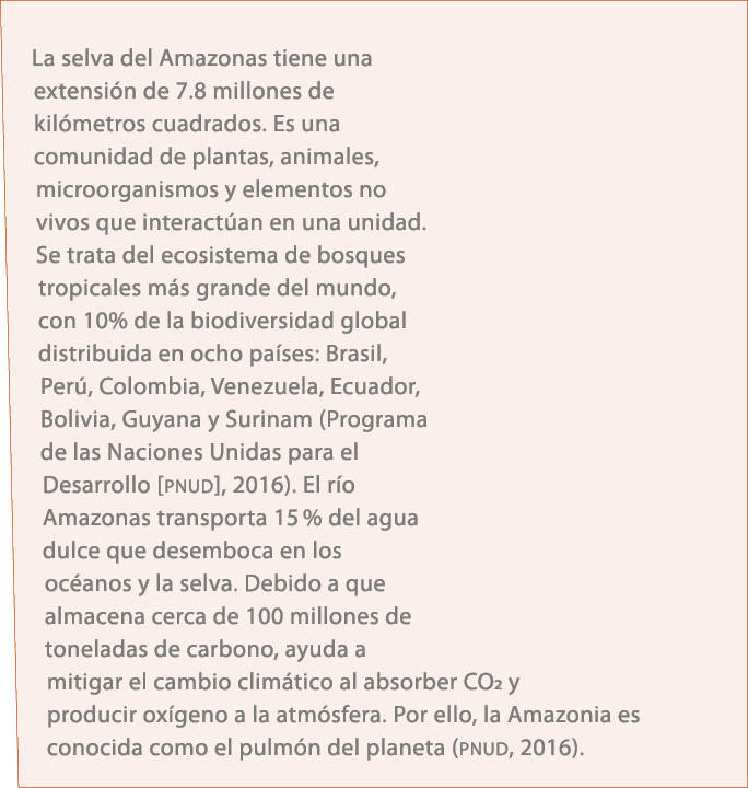 La selva del Amazonas tiene una extensi n de 7.8 millones de kil metros cuadrados. Es una comunidad de plantas, anima...
