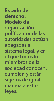 Estado de derecho. Modelo de organizaci n pol tica donde las autoridades act an apegadas al sistema legal, y en el qu...