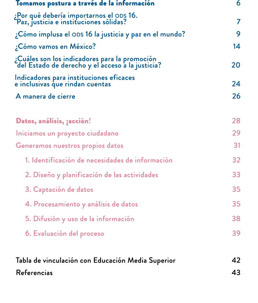 Tomamos postura a trav s de la informaci n 6 ¿Por qu deber a importarnos el ods 16. Paz, justicia e instituciones s ...