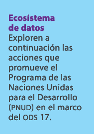 Ecosistema de datos Exploren a continuaci n las acciones que promueve el Programa de las Naciones Unidas para el Desa...