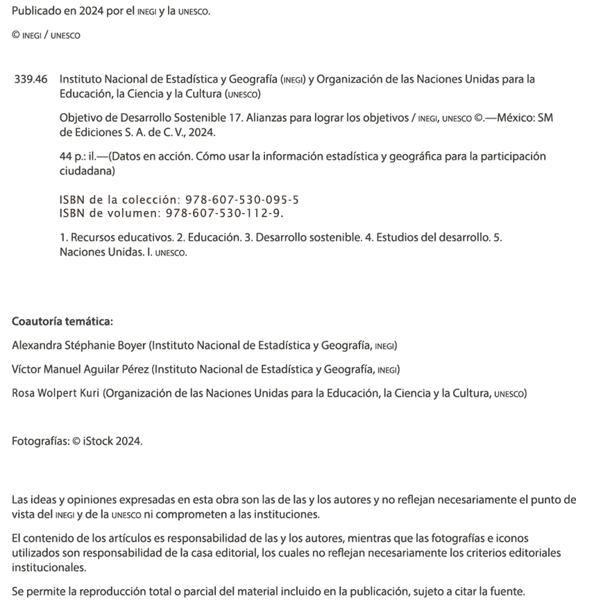 Publicado en 2024 por el inegi y la unesco. © inegi / unesco 339.46 Instituto Nacional de Estad stica y Geograf a (in...