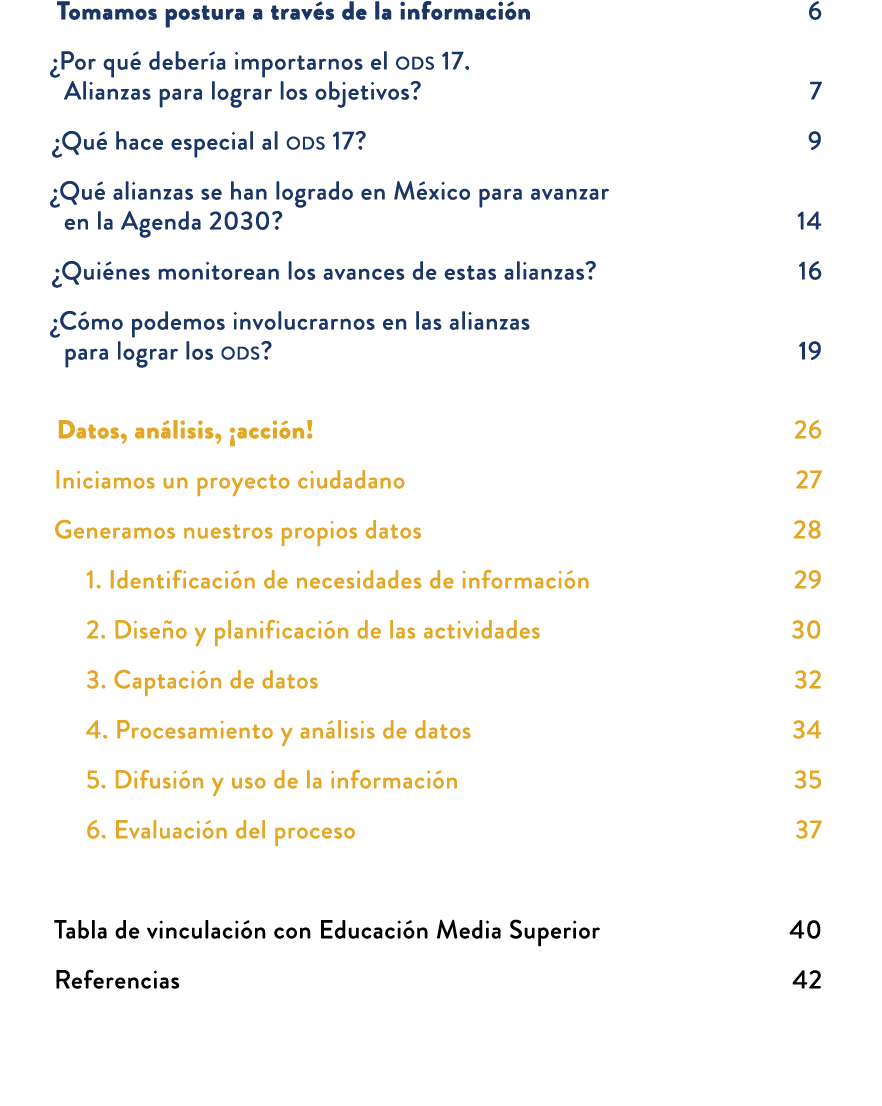 Tomamos postura a trav s de la informaci n 6 ¿Por qu deber a importarnos el ods 17. Alianzas para lograr los objetiv...