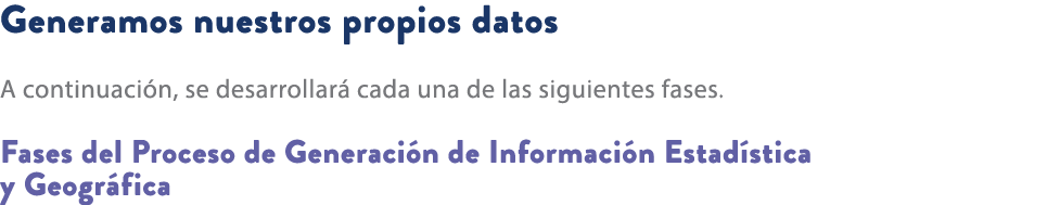 Generamos nuestros propios datos A continuaci n, se desarrollar cada una de las siguientes fases. Fases del Proceso ...