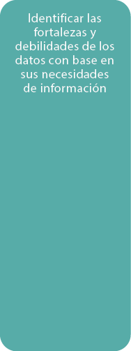 Identificar las fortalezas y debilidades de los datos con base en sus necesidades de informaci n 