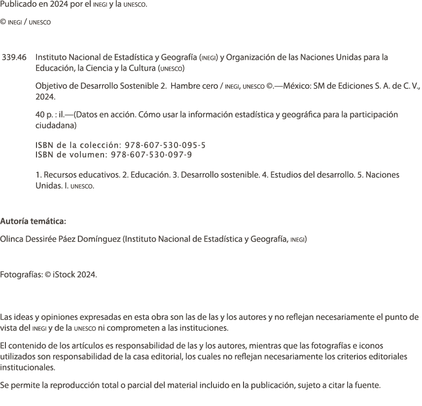 Publicado en 2024 por el inegi y la unesco. © inegi / unesco 339.46 Instituto Nacional de Estad stica y Geograf a (in...