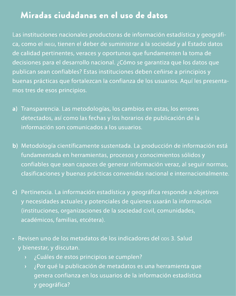 Miradas ciudadanas en el uso de datos Las instituciones nacionales productoras de informaci n estad stica y geogr fic...