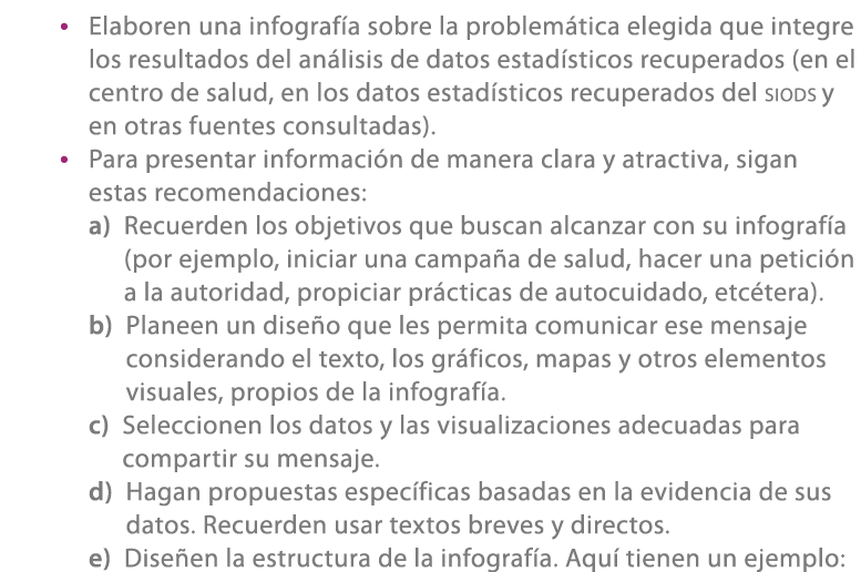 • Elaboren una infograf a sobre la problem tica elegida que integre los resultados del an lisis de datos estad sticos...