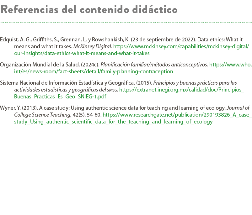 Referencias del contenido did ctico Edquist, A. G., Griffiths, S., Grennan, L. y Rowshankish, K. (23 de septiembre de...