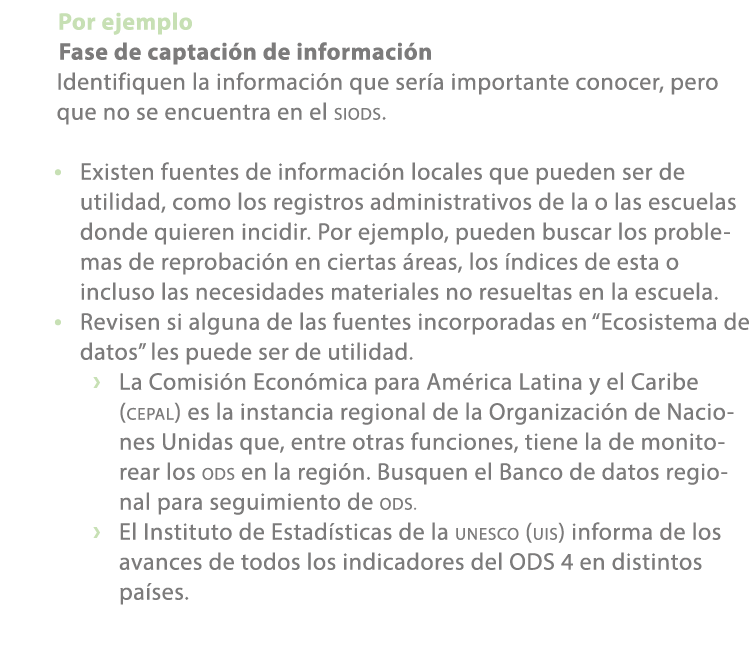 Por ejemplo Fase de captaci n de informaci n Identifiquen la informaci n que ser a importante conocer, pero que no se...