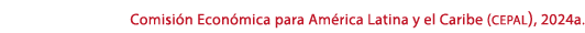 Comisi n Econ mica para Am rica Latina y el Caribe (cepal), 2024a.