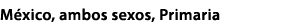 M xico, ambos sexos, Primaria