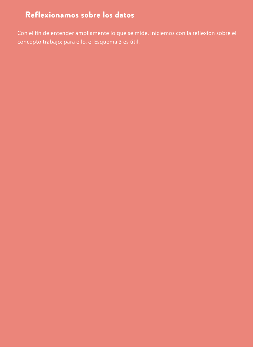 Reflexionamos sobre los datos Con el fin de entender ampliamente lo que se mide, iniciemos con la reflexi n sobre el ...